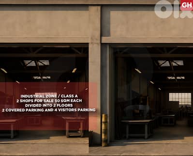 TWO SHOPS FOR SALE IN ZOUK MOSBEH REF#GH129855