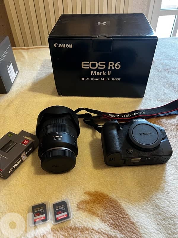 canon r6 mark ii with all equipments 0