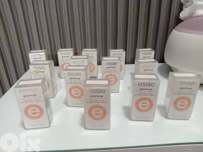 top coat. cuticle softener and base