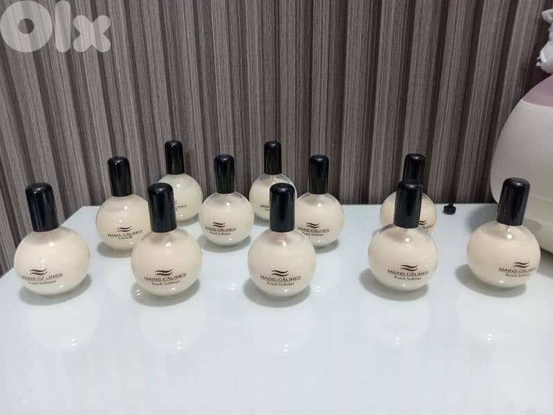 top coat. cuticle softener and base 1