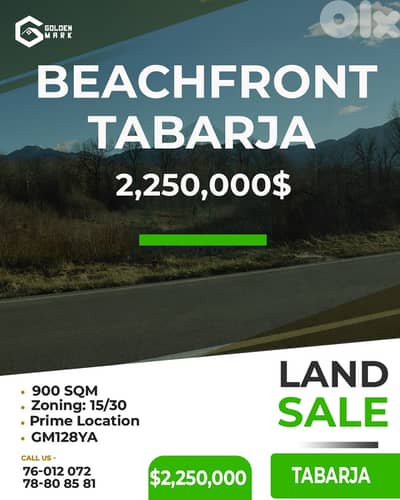 Land for sale in Tabarja -  أرض للبيع في طبرجا