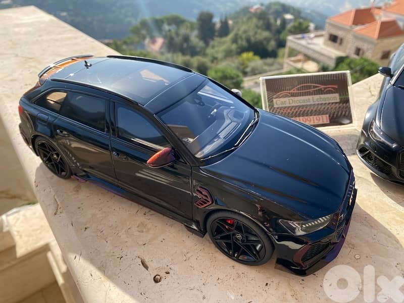 audi rs6 gt spirit scale 1/18 diecast model car 6