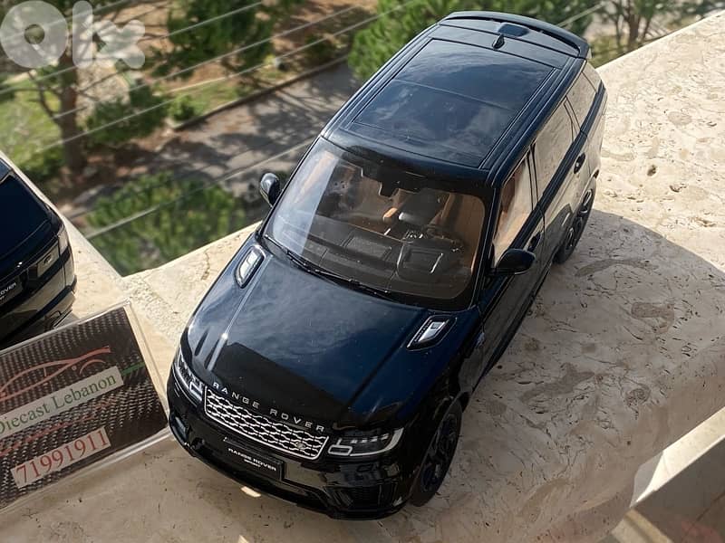 range rover la do rover sports scale 1/18 diecast model car 8