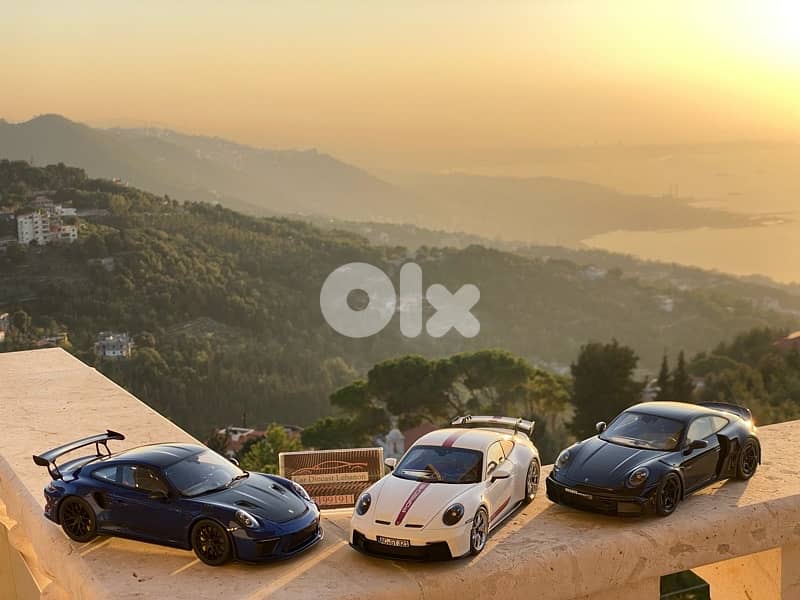 porsche 911 gt3 scale 1/18 diecast model car 0