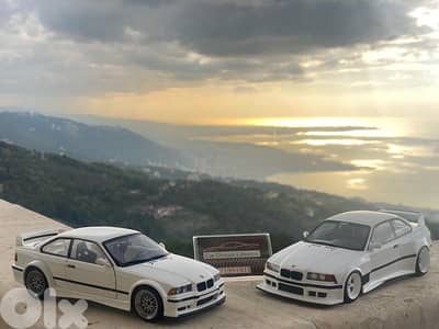 bmw e36 scale 1/18 diecast mode car