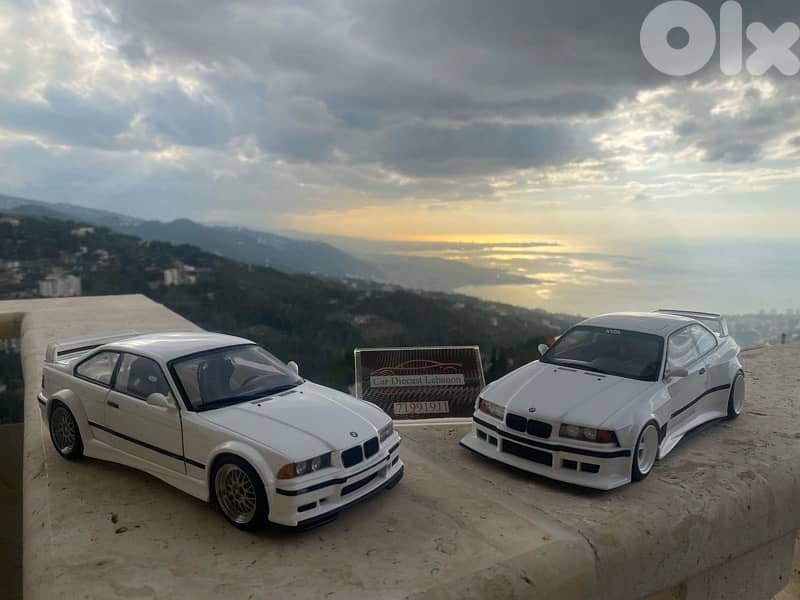 bmw e36 scale 1/18 diecast mode car 1
