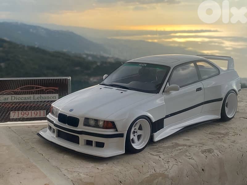 bmw e36 scale 1/18 diecast mode car 6