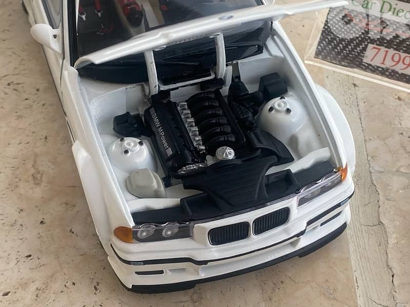 bmw e36 scale 1/18 diecast mode car 13