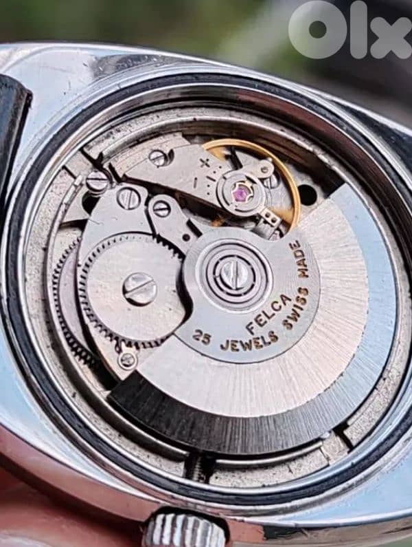 rare Vintage Felca Space Star 2000 Automatic Day Date Swiss  Watch 1