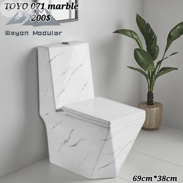 Bathroom toilet seats and toilet sets (TOYO). كراسي حمام وأطقم حمام 11