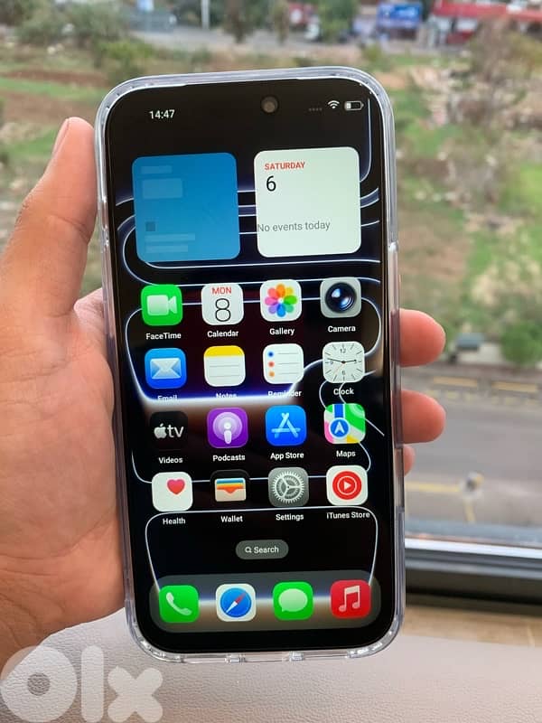 أيفون 17 Pro max جيغا 512 مستعمل كتير نضيف مع علبتو السعر 200$ 1