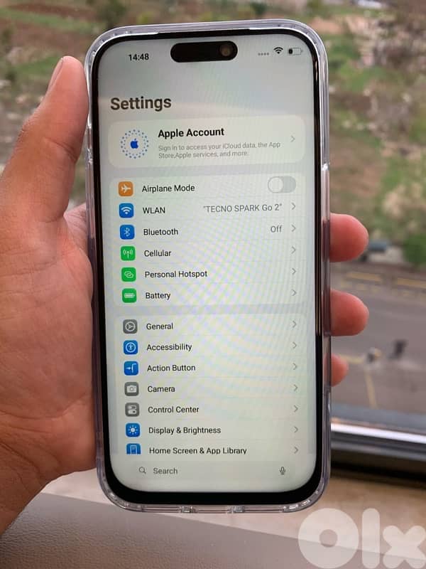 أيفون 17 Pro max جيغا 512 مستعمل كتير نضيف مع علبتو السعر 200$ 3