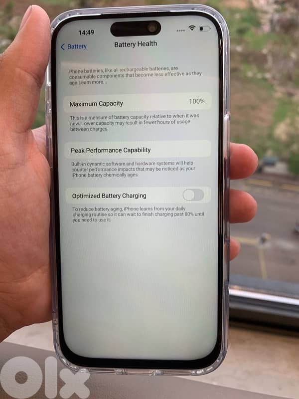 أيفون 17 Pro max جيغا 512 مستعمل كتير نضيف مع علبتو السعر 200$ 4