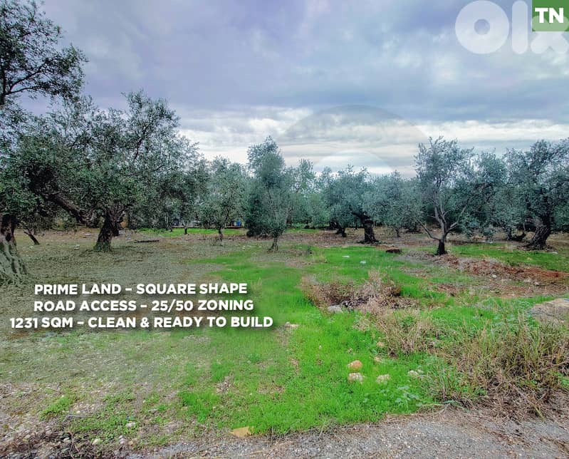 Land for Sale in Bsebhel – Road Access  REF#TN129883 0