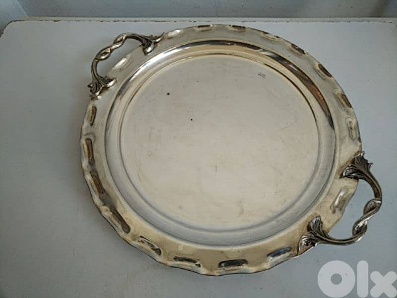 Old silverplated plate - Not Negotiable 0