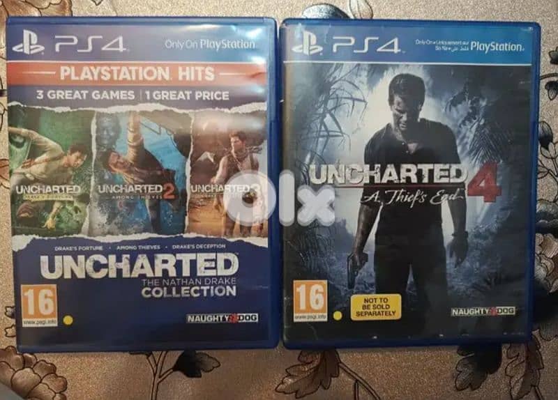 uncharted   1,2,3,4 0