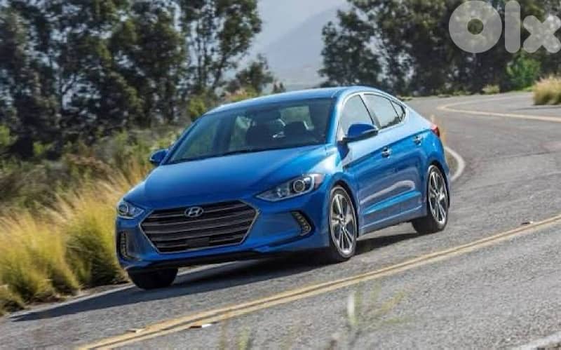 Hyundai Elantra 2017 in blue هيونداي الانترا ٢. ١٧ 0