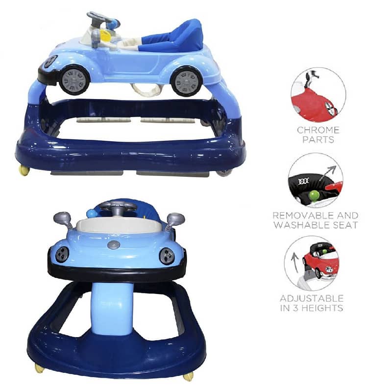 Baby Musical Walker Growing Car- عربة أطفال موسيقية متعددة الاستخدامات 1