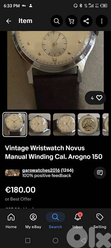 5 vintage Swiss watches manual movement all for 125$ 9