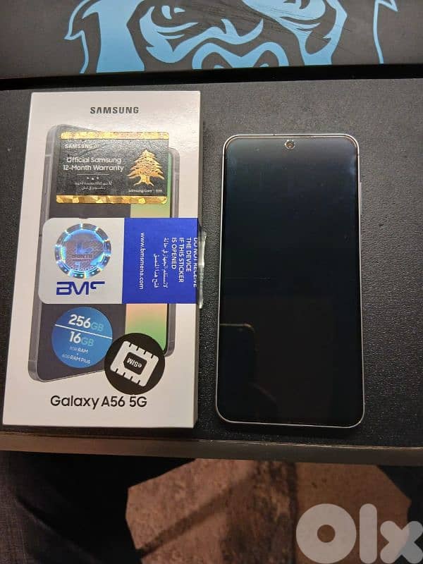 Samsung a56 5g 256 16gb ram used like new 1