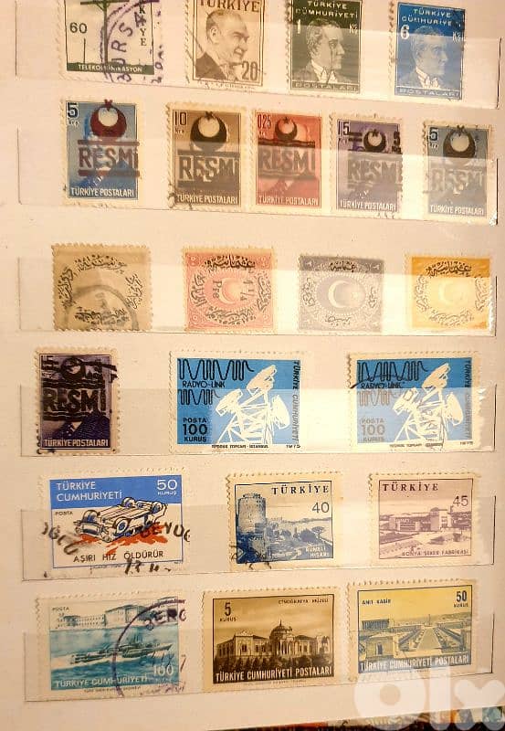 Ottoman Empire Turkey 1892-1960's stamps in Album 2