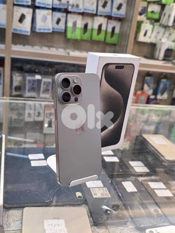 Used 15 pro max 512 gb natural 0