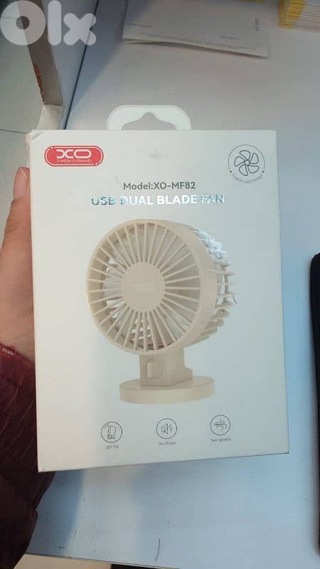 Xo USB dual blade fan mf82 0