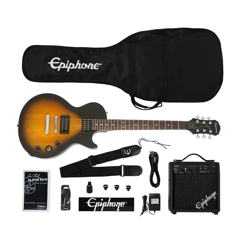 Epiphone Les Paul Player Pack 220V, Vintage Sunburst 0