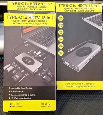 HUB TYPE-C TO HDTV 13IN1