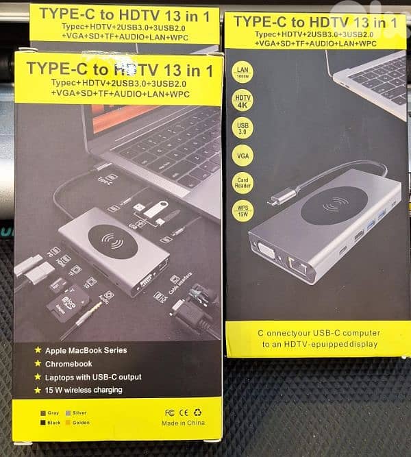HUB TYPE-C TO HDTV 13IN1 0