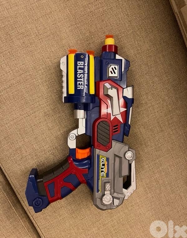 nerf gun with bullets 0