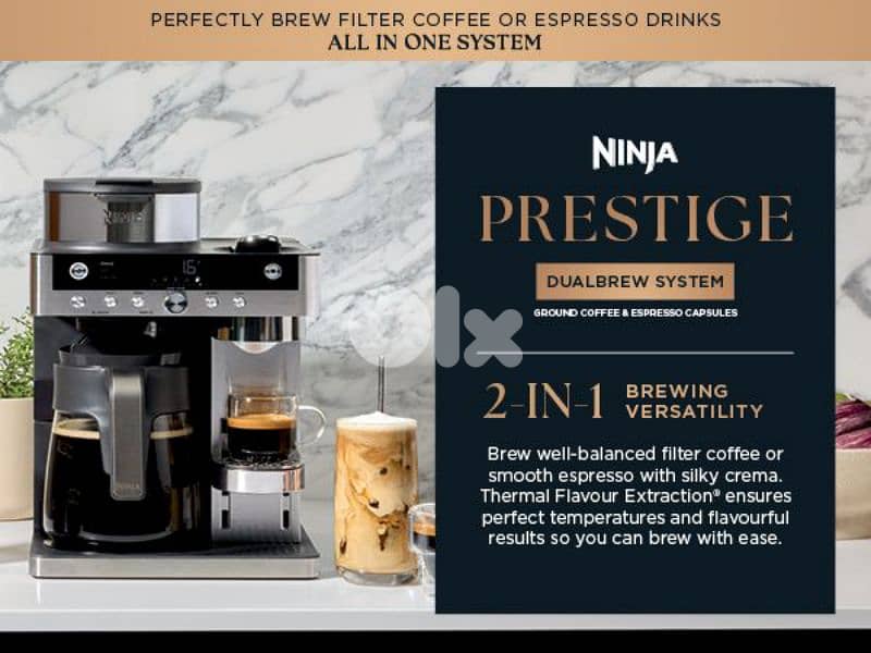 Ninja Prestige 2-in-1 Filter Coffee and Pod Capsule Machine 8