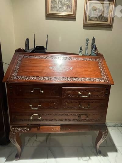 2 Minibar and secretaire antique mint condition