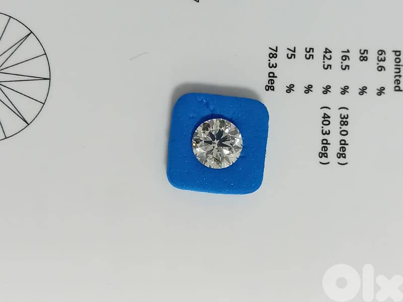 certified diamond 3.01 ct I. color vs2 clarity 1