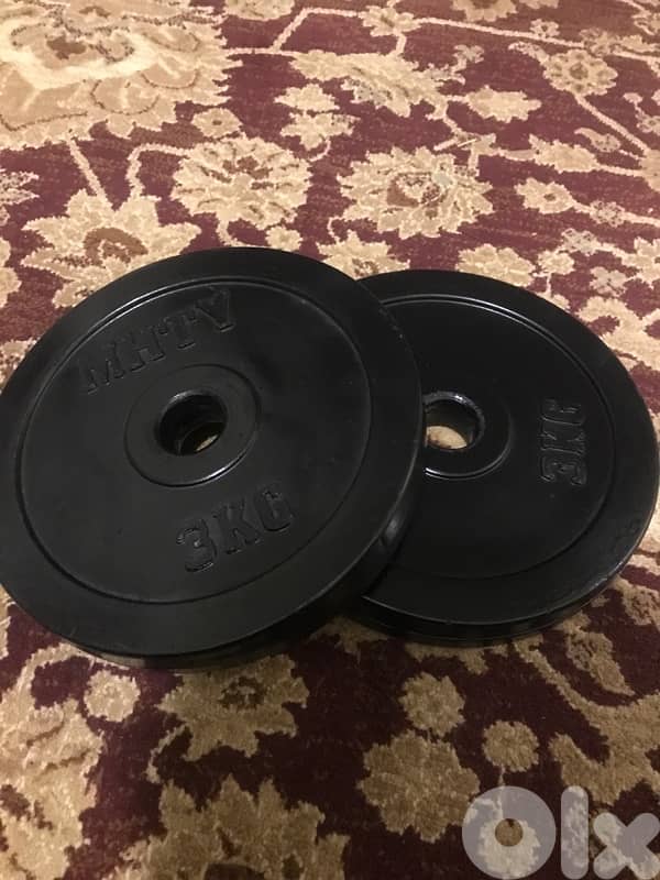 3k plate =6kg like new 0