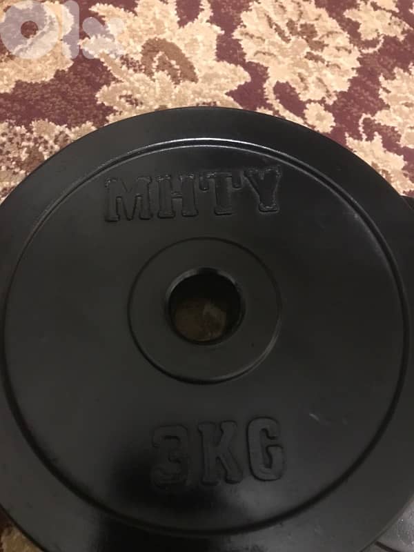 3k plate =6kg like new 1
