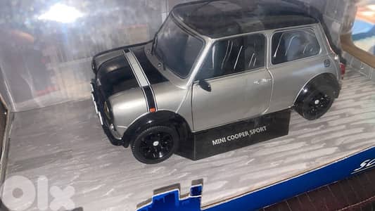 mini cooper diecast model car scale 1/18 solido