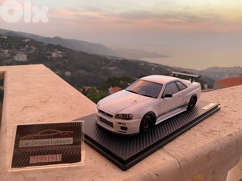 jdm nissan diecast resin model car scale 1/18 ignition and autoart 2