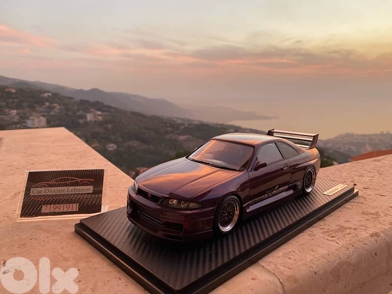 jdm nissan diecast resin model car scale 1/18 ignition and autoart 4