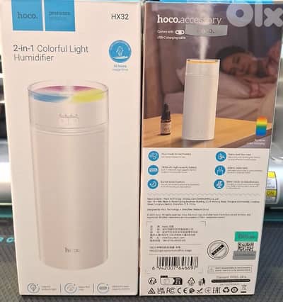 HOCO 2-IN-1 COLORFUL LIGHT HUMIDIFIER HX32