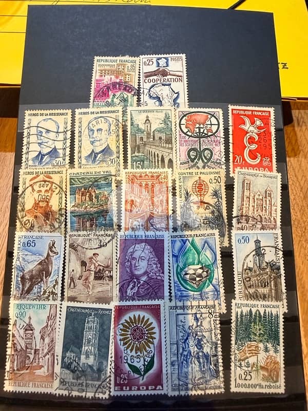 stamps France 1