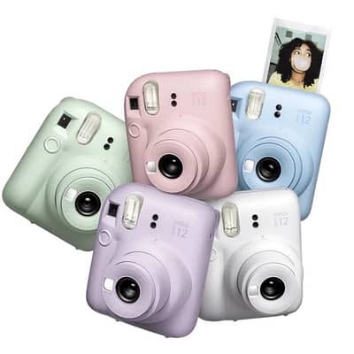 Fujifilm Instax Mini 12 Instant Polaroid Camera 5 Colors Available