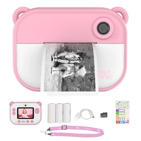 Kids Instant Print Camera with paper roll 4 colors available 1