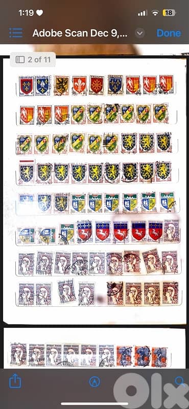 Timbres de la République Française - Collector's Album (French stamps) 1