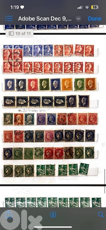 Timbres de la République Française - Collector's Album (French stamps) 9