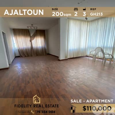 Apartment for sale in Ajlatoun GH213 شقة للبيع في عجلتون