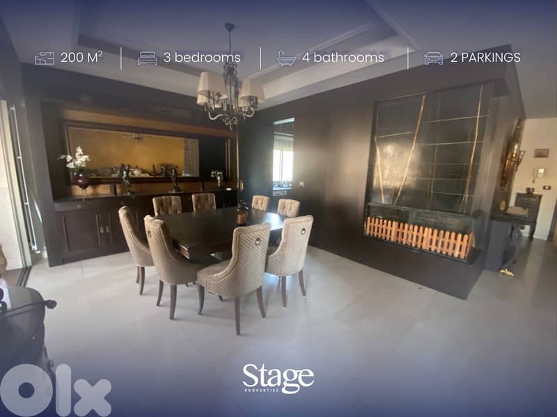 Fully Furnished Apartment For SALE In HAZMIYEH, الحازمية 0