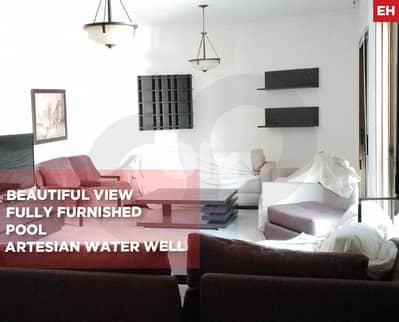 beautiful view,Fully furnished, pool, antelias/أنطلياس REF#EH128837