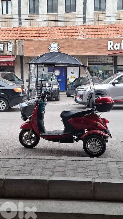 tricycle 3 wheels with battery lithium