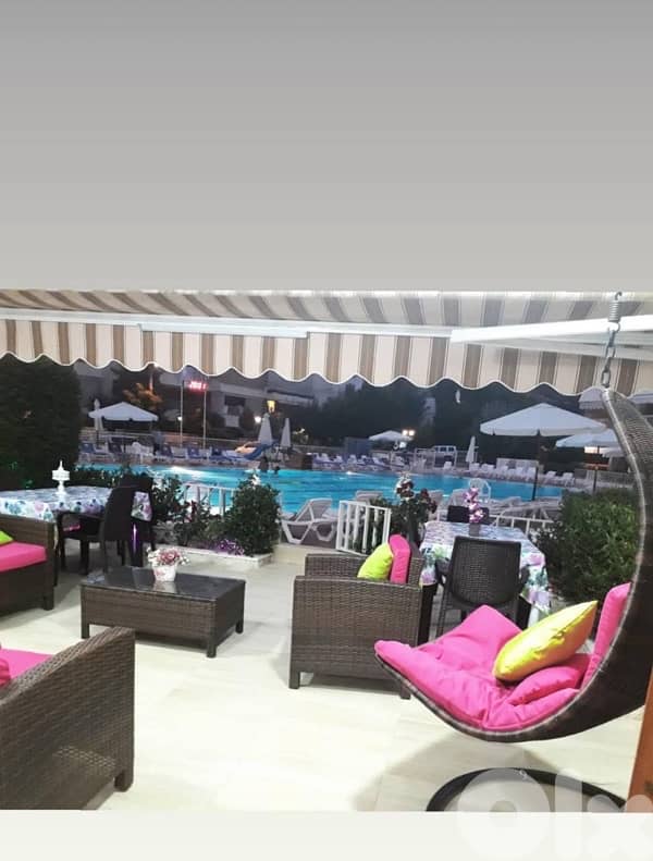 75 sqm Pool Side Chalet for rent in Satellity Feitroun 2